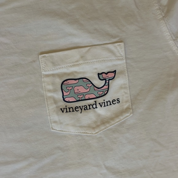 Vineyard Vines Whale Fill Blue and Pink long sleeve shirt medium - Picture 3 of 5